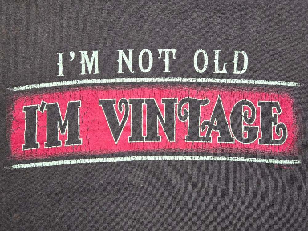 Gildan Heavy Cotton I'm Not Old I'm Vintage Brown T-Shirt